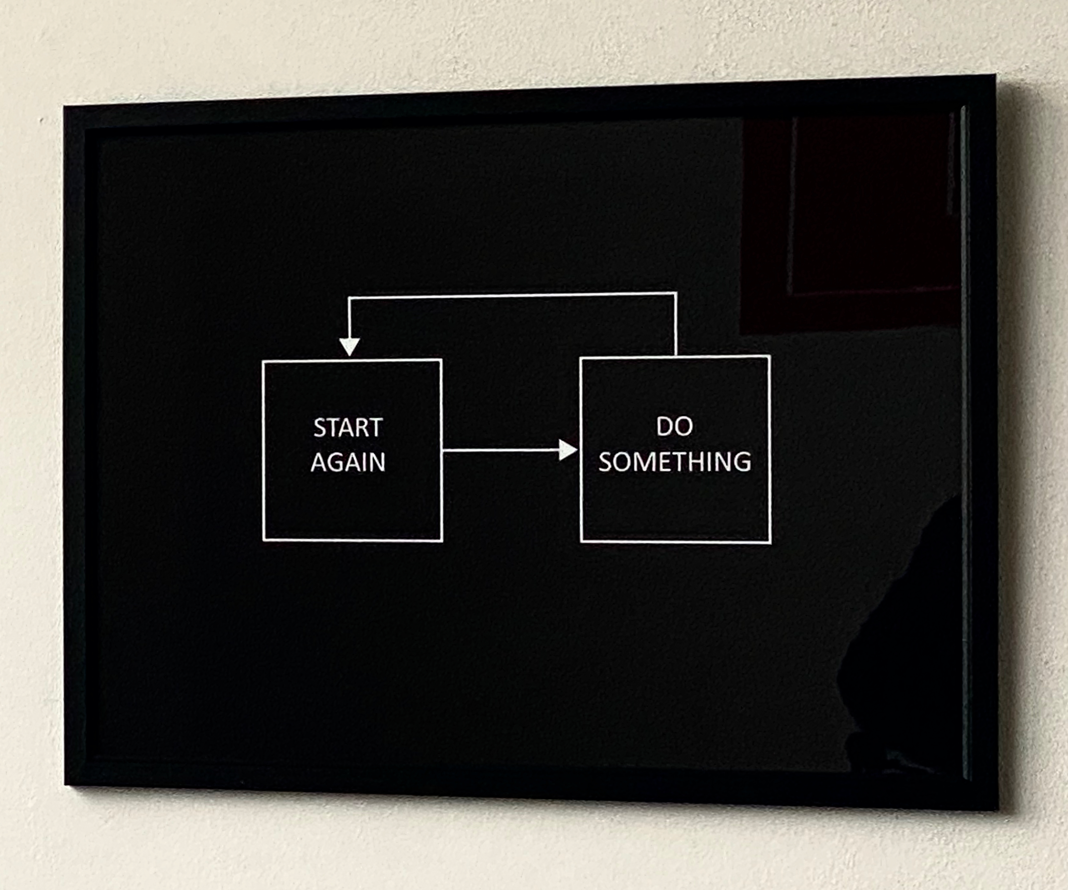 Philip Bradshaw, start again, do something, 2023